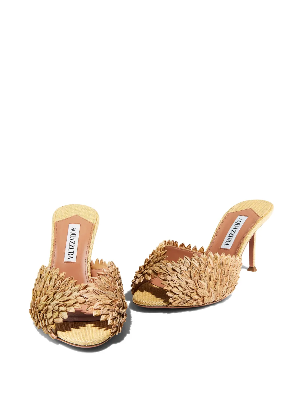 Aquazzura Rio Flirt heeled sandals Beige