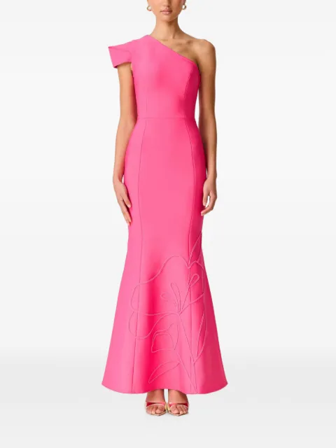 ELLIATT Opline floral-embroidered maxi dress