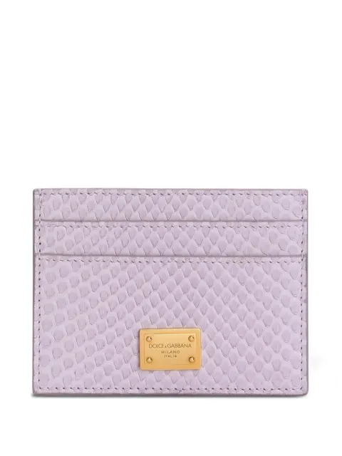 Dolce & Gabbana python card holder