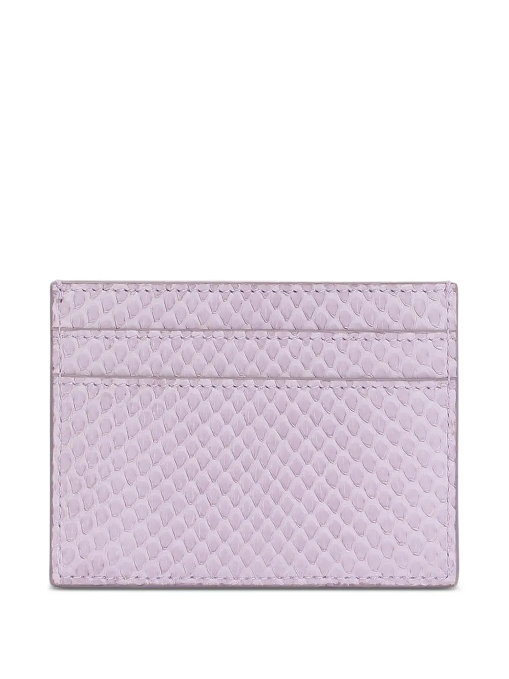 Dolce & Gabbana Pasjeshouder met python-effect Paars