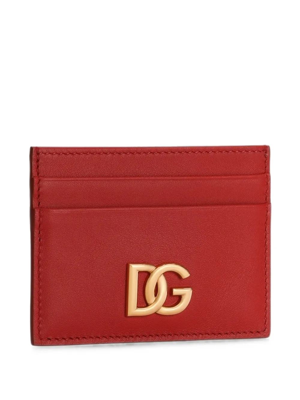 Dolce & Gabbana Kalfsleren pasjeshouder Rood