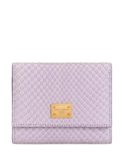 Dolce & Gabbana python wallet