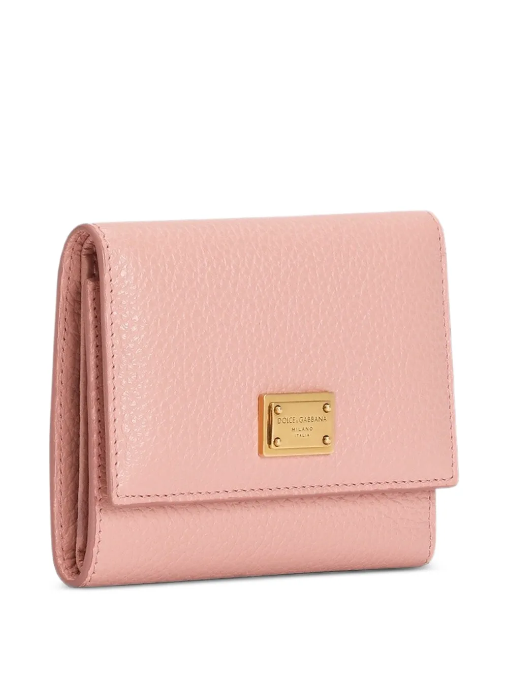 Dolce & Gabbana Kalfsleren portemonnee Roze