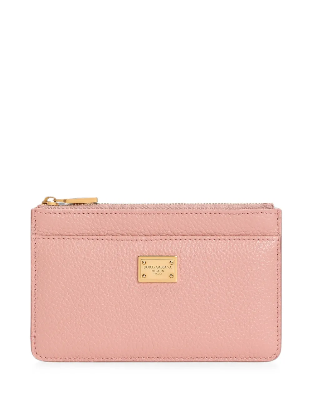 Dolce & Gabbana calfskin card holder - Rosa