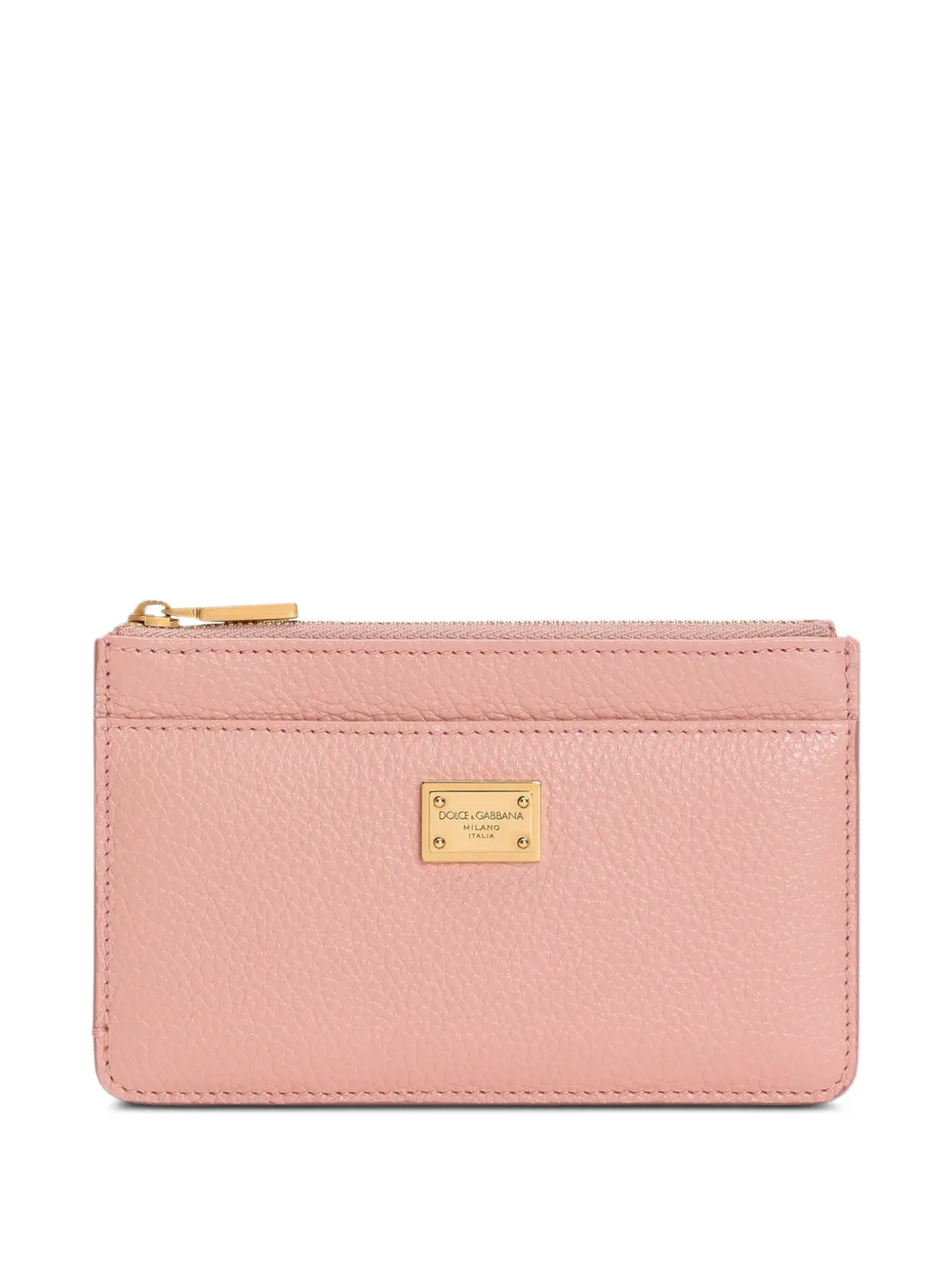 Dolce & Gabbana calfskin card holder - Rosa