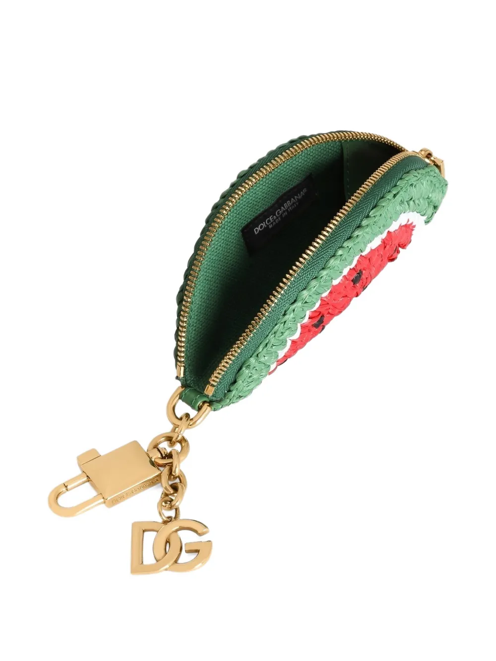 Dolce & Gabbana Raffia sleutelhanger Rood