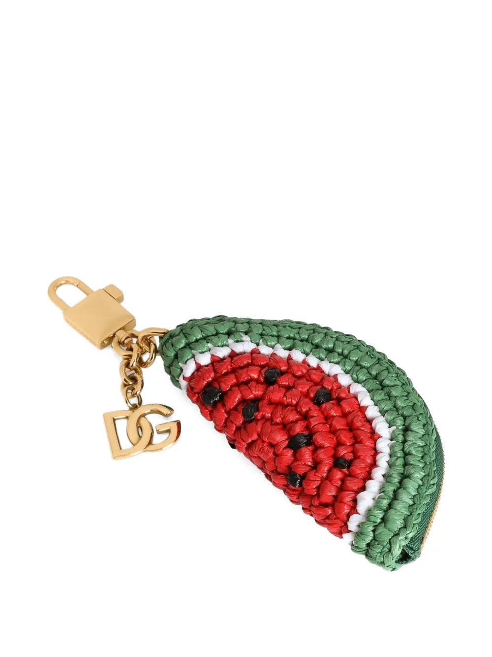 Dolce & Gabbana Raffia sleutelhanger - Rood