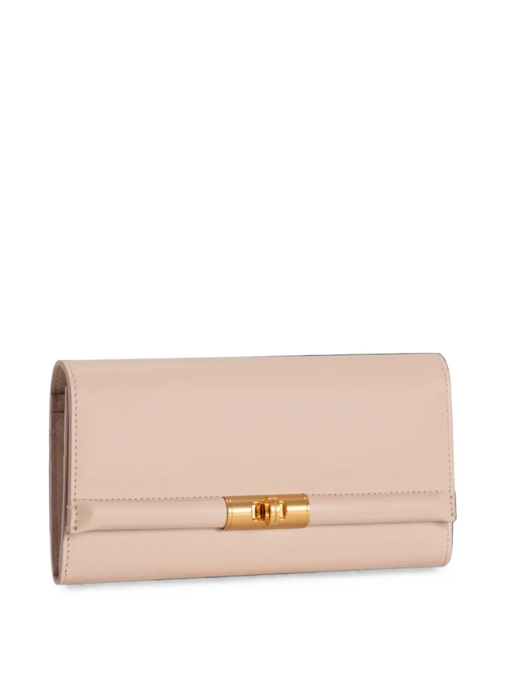 Dolce & Gabbana Marlene kalfsleren portemonnee Beige