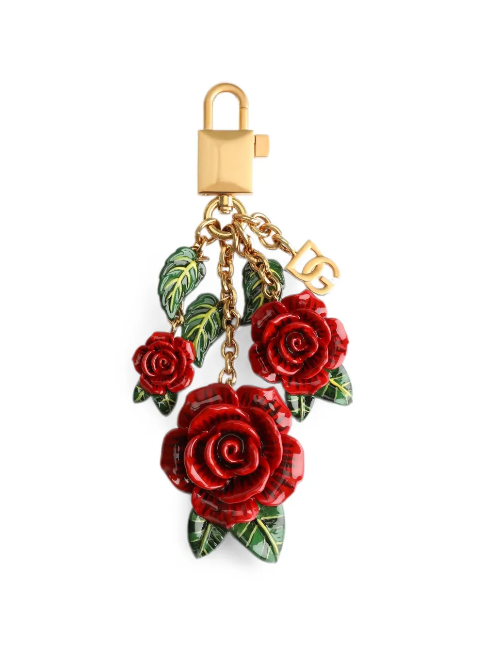 Dolce & Gabbana Schlüsselanhänger mit Anhängern - Gold