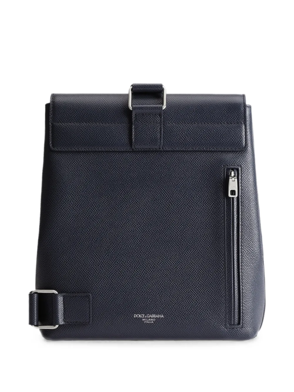 Dolce & Gabbana Marlene kalfsleren crossbodytas Blauw