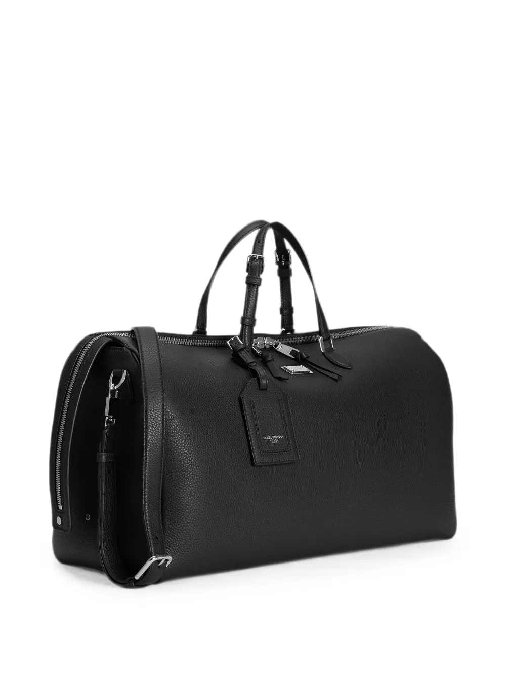 Dolce & Gabbana Vittoria reistas van kalfsleer Zwart