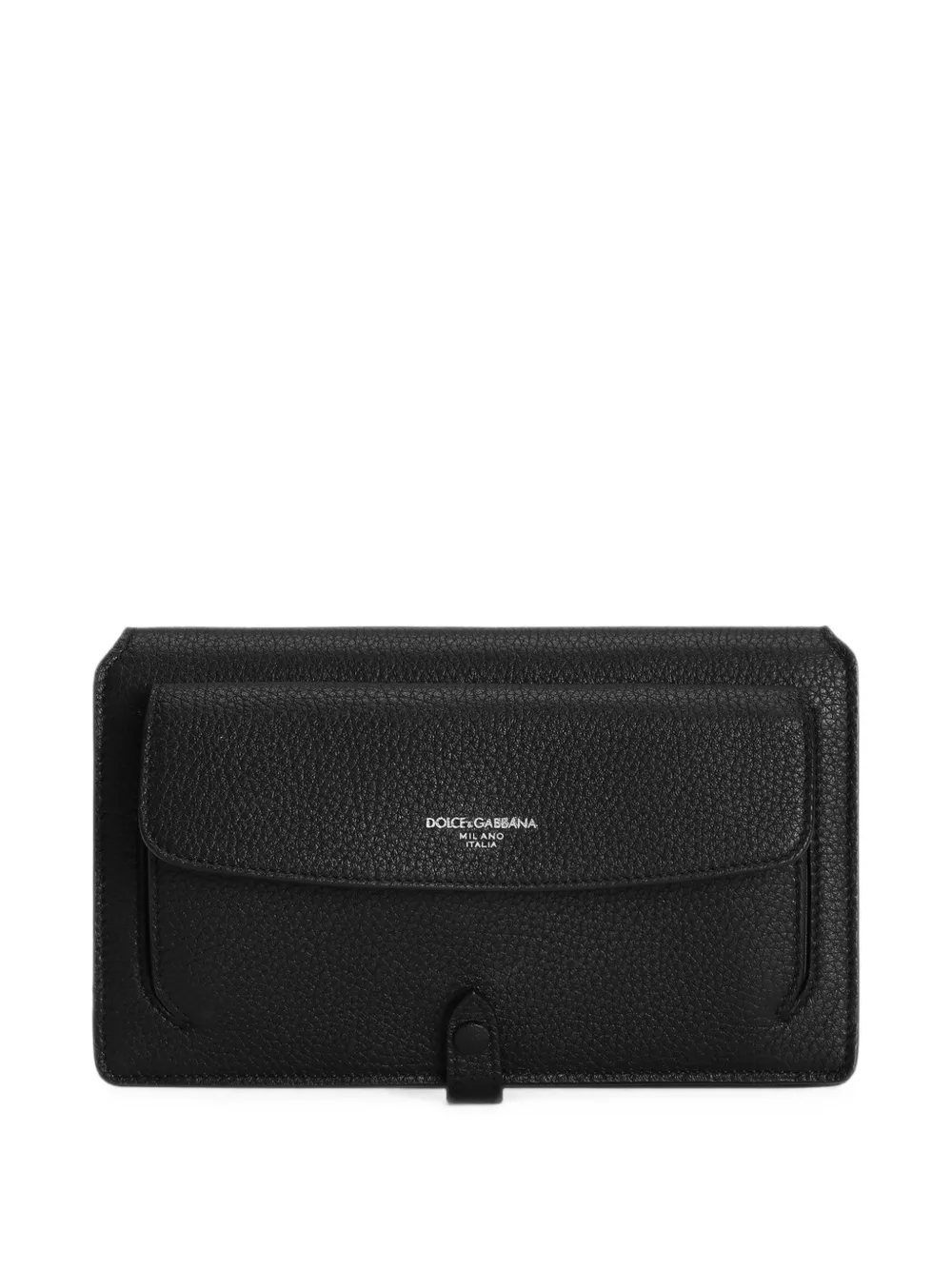 Dolce & Gabbana Kalfsleren crossbodytas Zwart