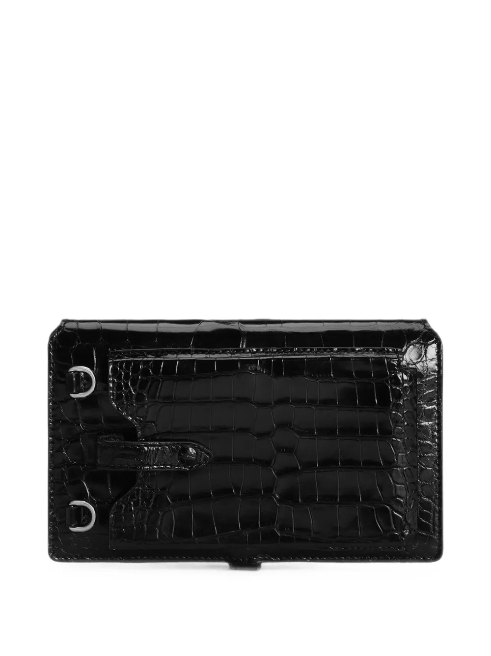 Dolce & Gabbana Alligator crossbodytas Zwart