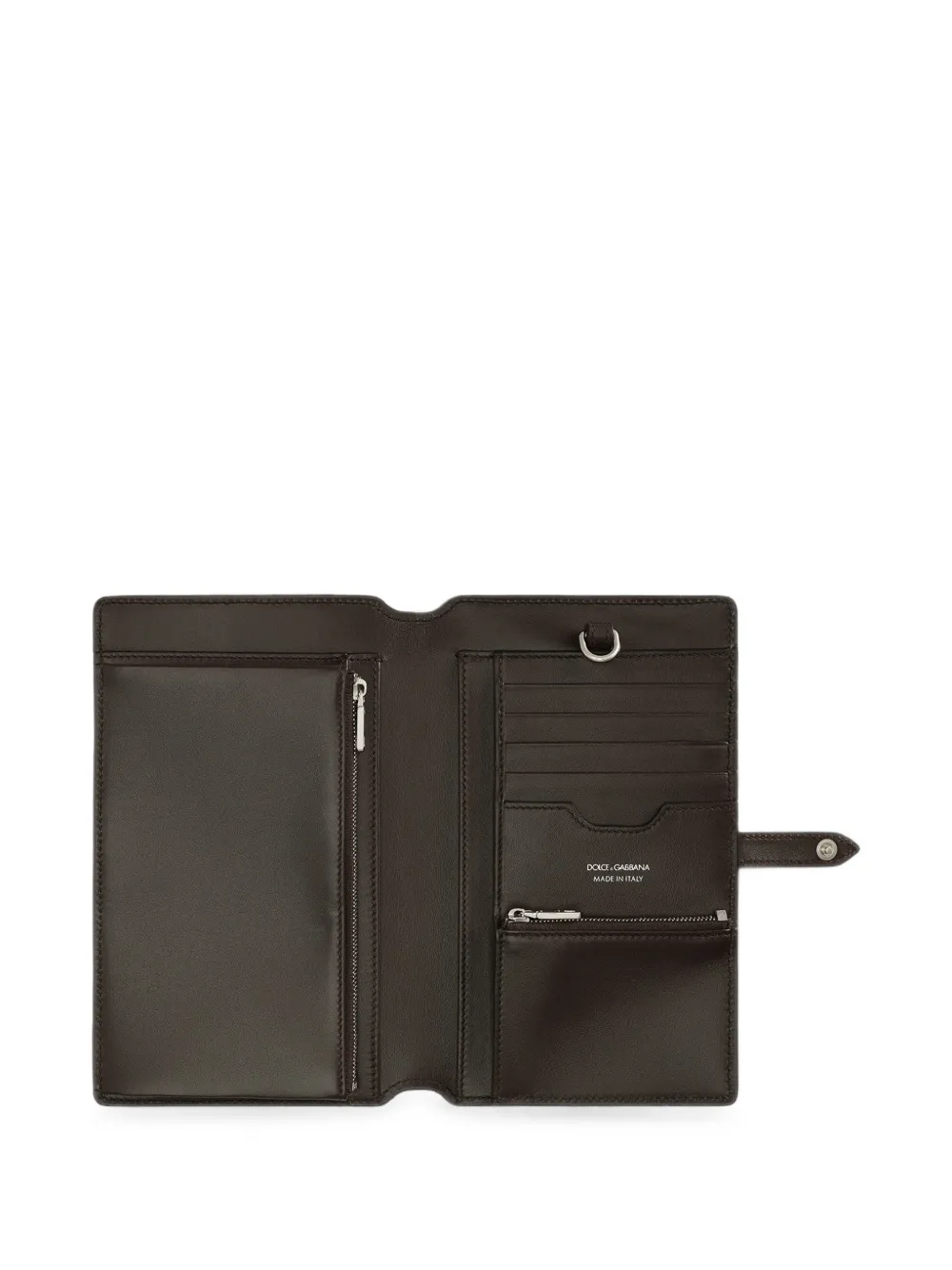 Dolce & Gabbana Kleine crossbodytas van struisvogelleer Bruin