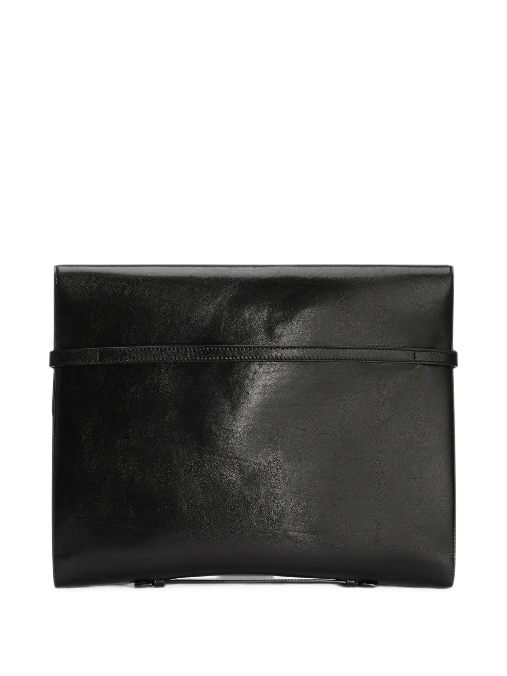 Dolce & Gabbana Clutch van kalfsleer met slot Zwart
