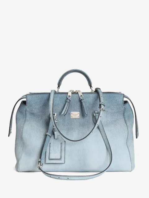 Dolce & Gabbana Vittoria handbag in nubuck denim