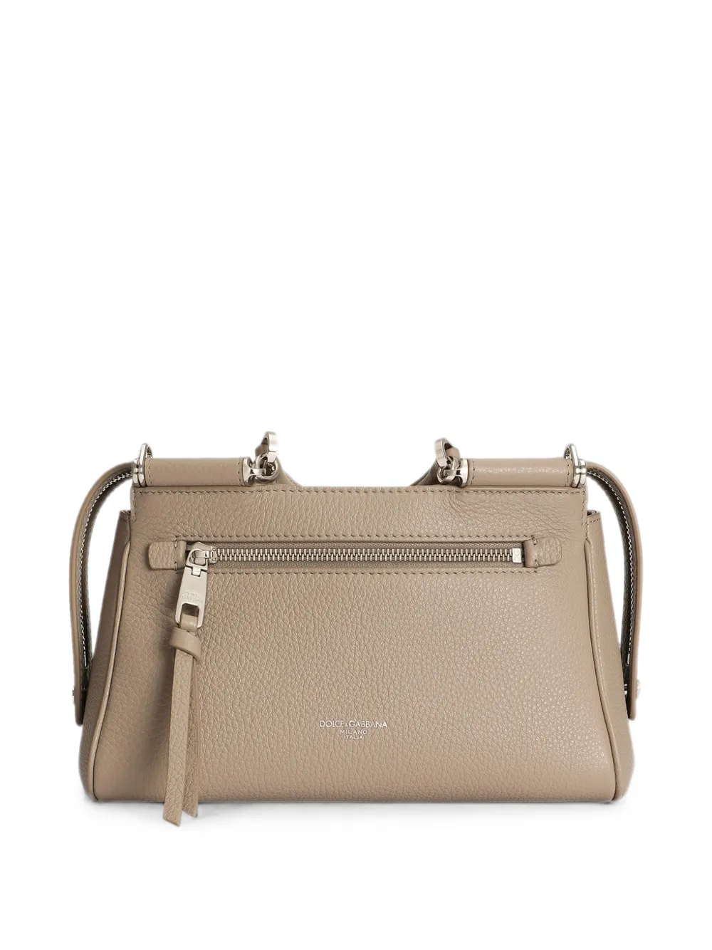 Dolce & Gabbana Vittoria kalfsleren handtas Beige