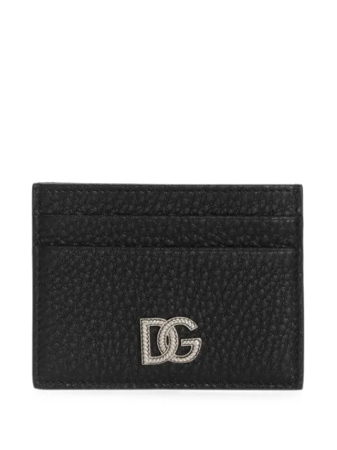 Dolce & Gabbana calfskin card holder with logo