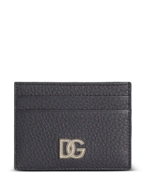 Dolce & Gabbana calfskin card holder with logo