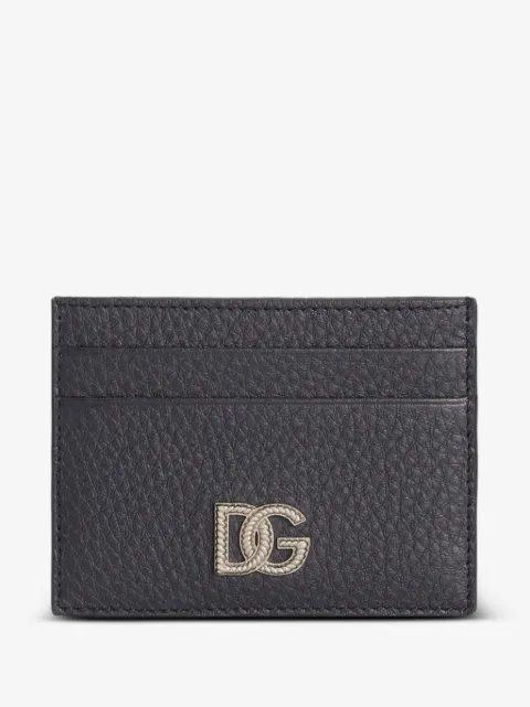 Dolce & Gabbana calfskin card holder with logo