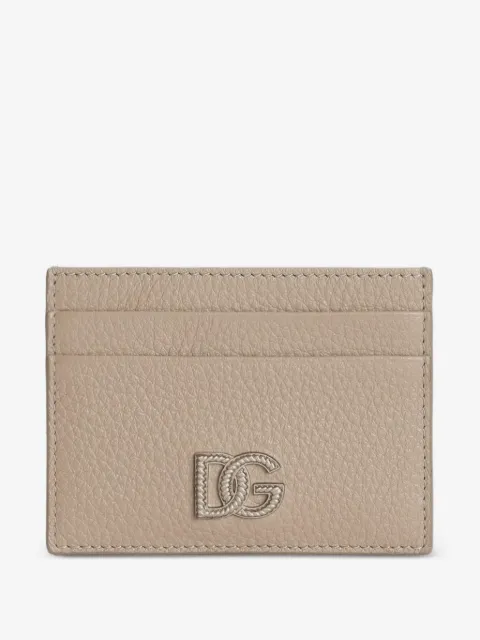 Dolce & Gabbana calfskin card holder with logo