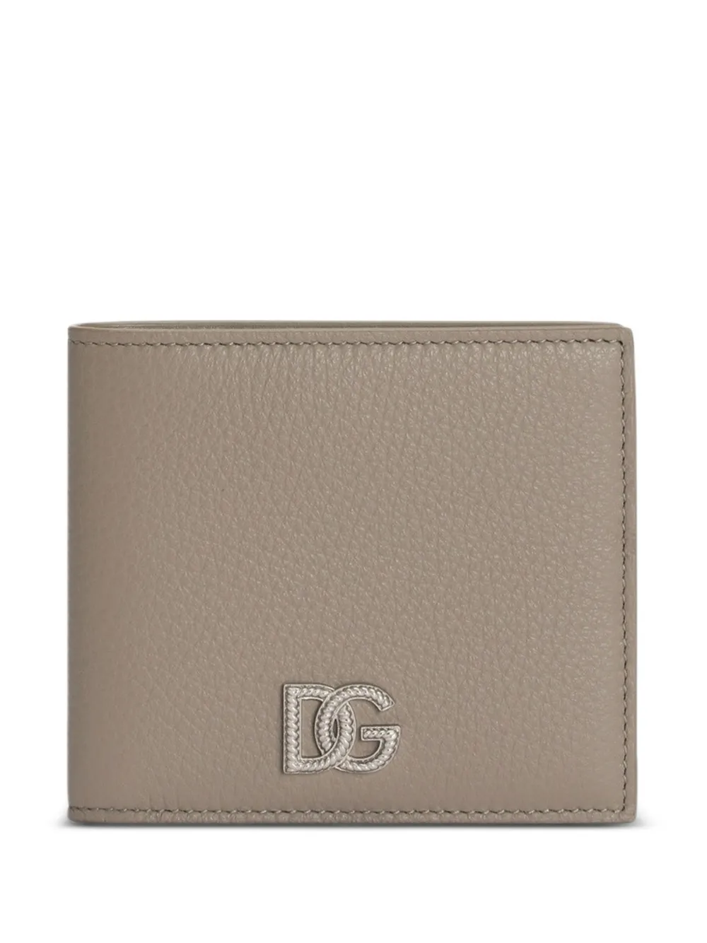 Dolce & Gabbana calfskin wallet with logo - Toni neutri