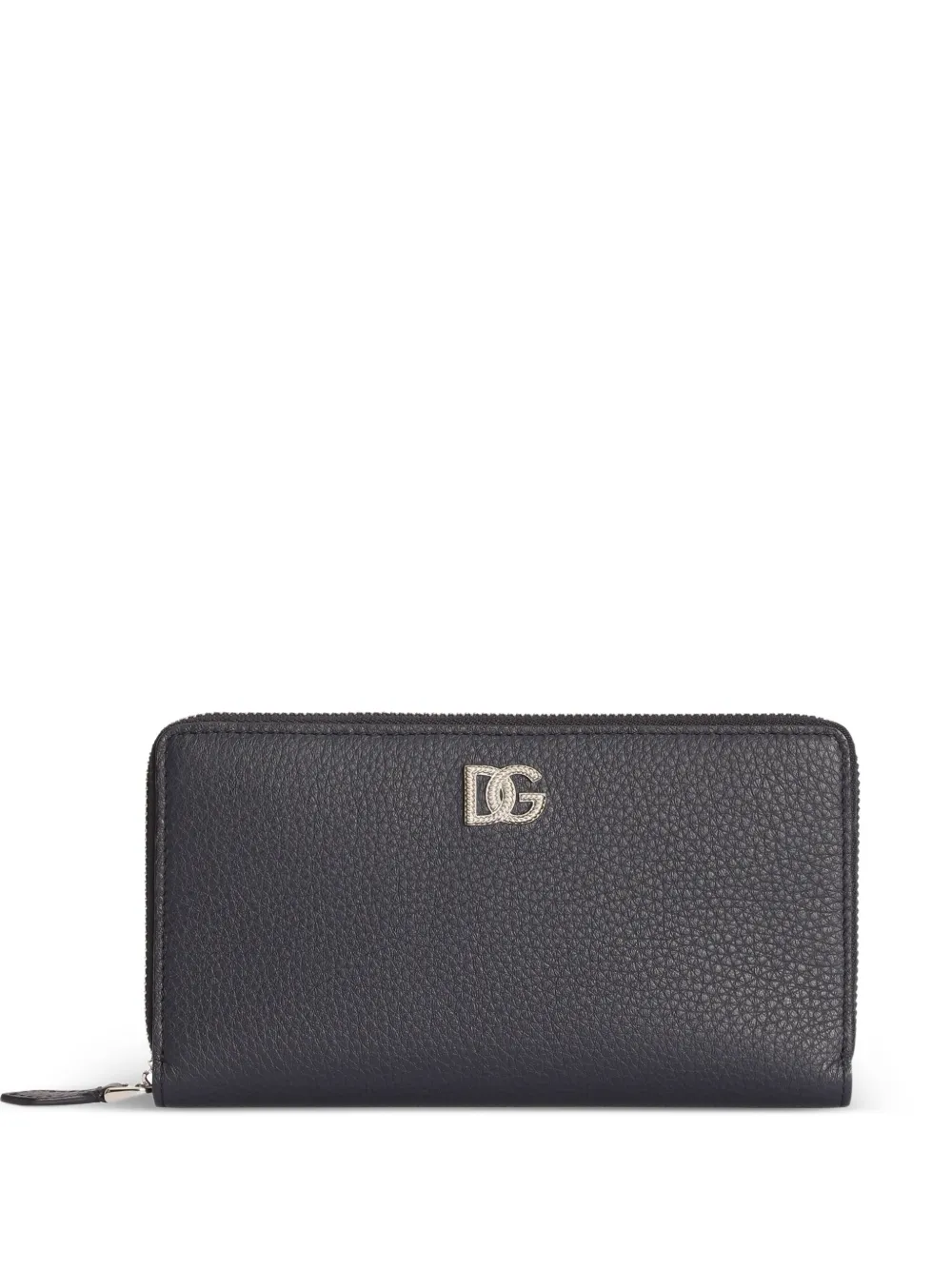 Dolce & Gabbana calfskin wallet with logo - Blu