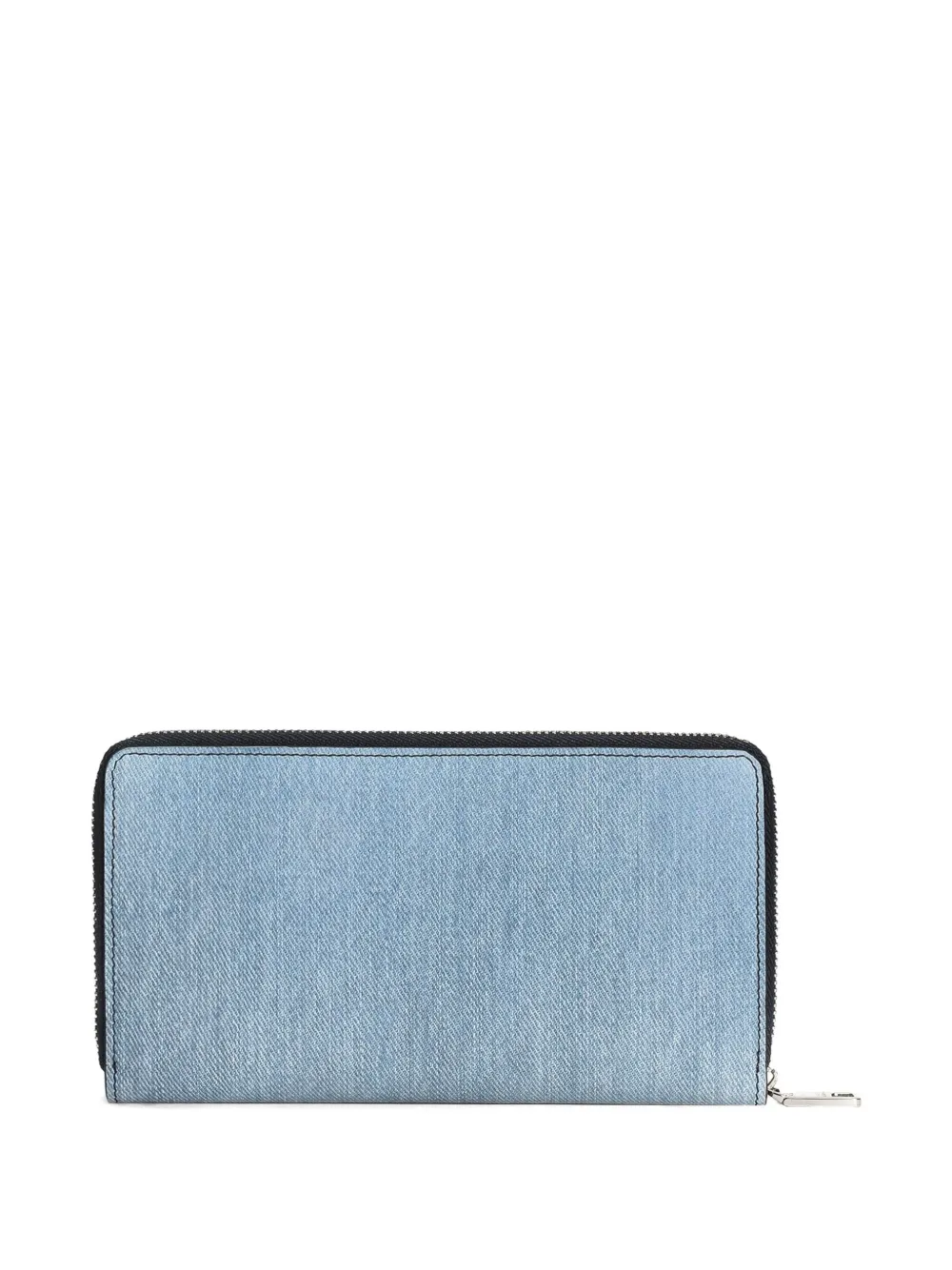 Dolce & Gabbana Denim nubuck portemonnee Blauw