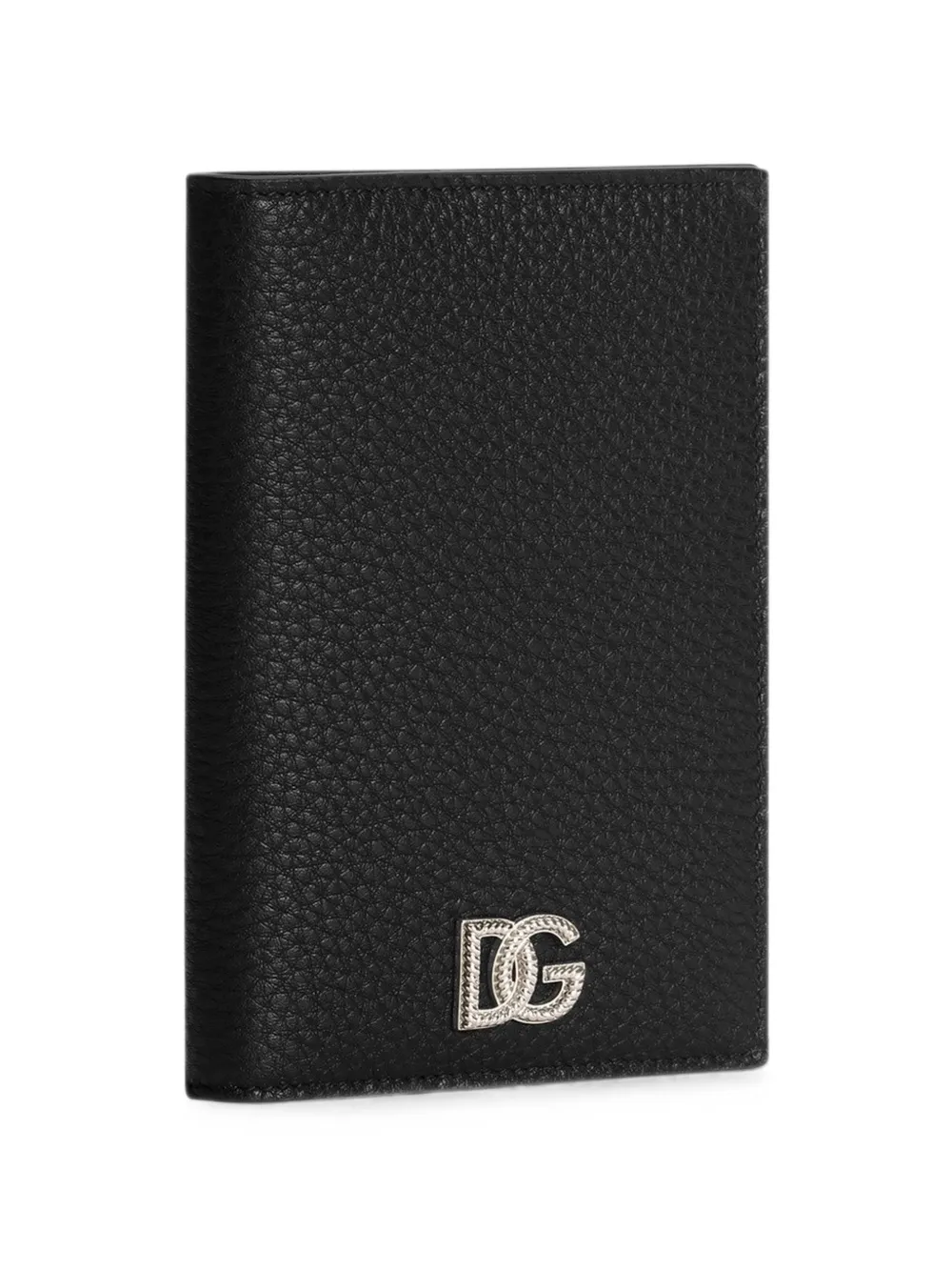 Dolce & Gabbana Kalfsleren pasjeshouder met logo Zwart