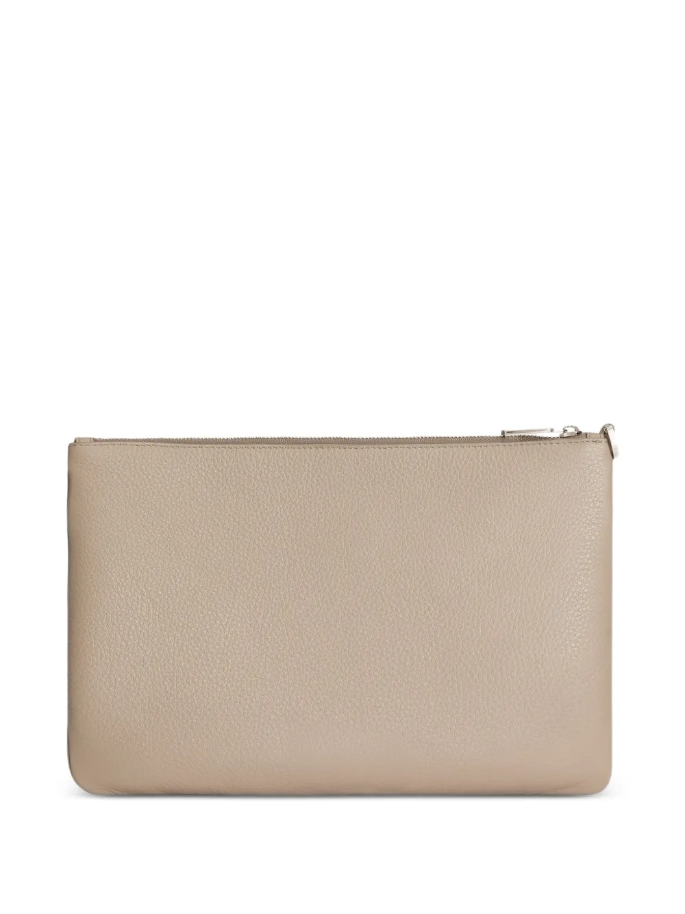 Dolce & Gabbana Kalfsleren toilettas met logo Beige