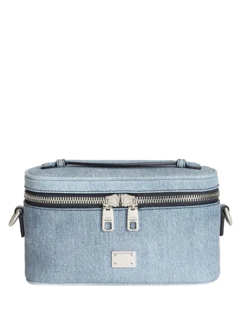 Dolce & Gabbana Atene crossbody minibag in denim nubuck