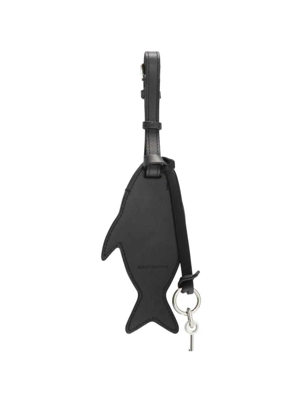 Dolce & Gabbana Kalfsleren sleutelhanger Blauw