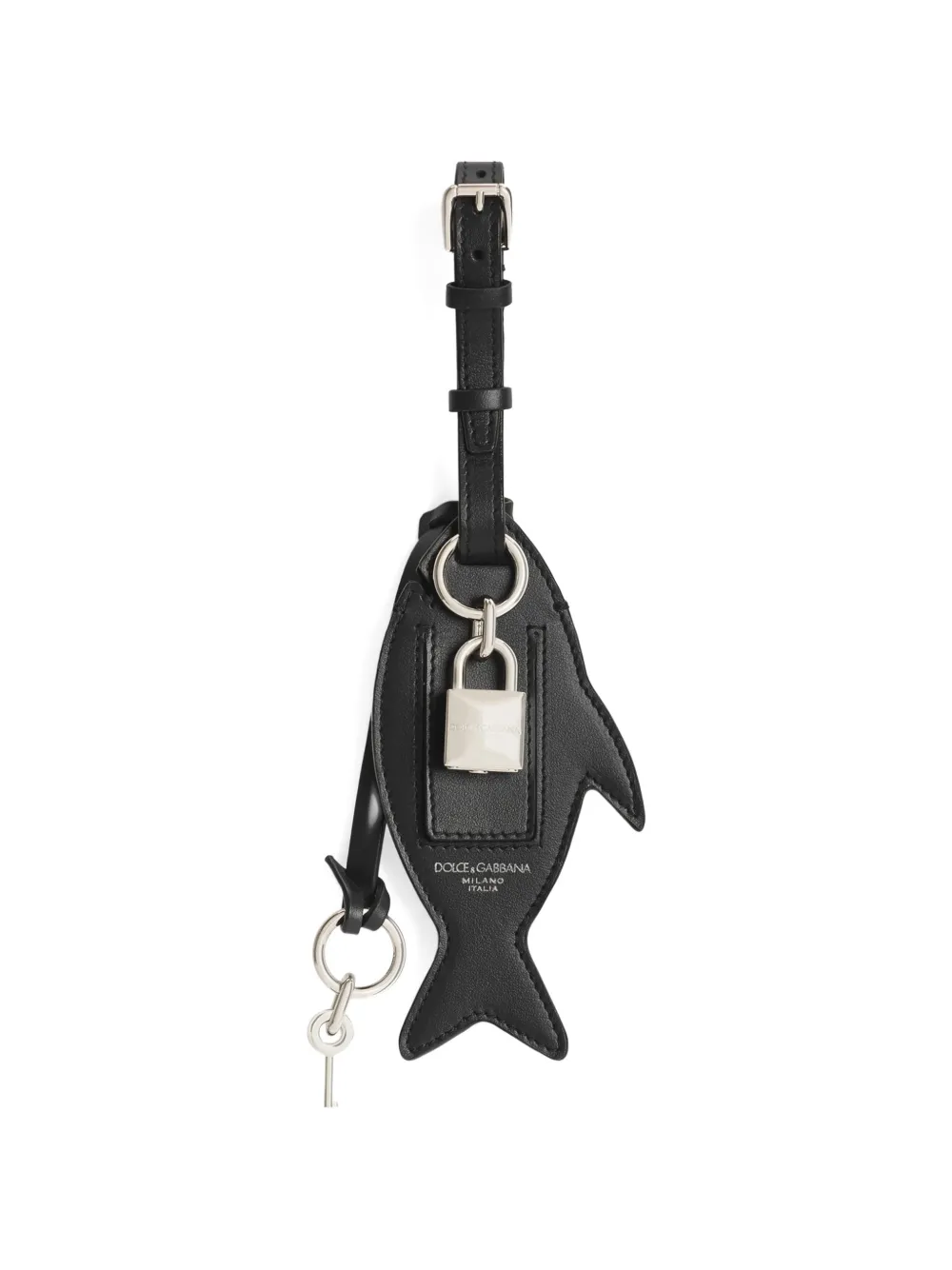 Dolce & Gabbana calfskin keychain - Blau