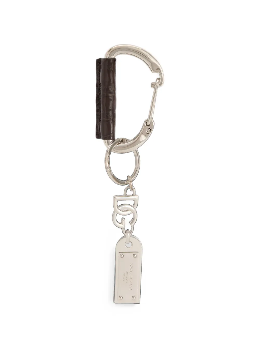 Dolce & Gabbana DG logo plaque keyrings