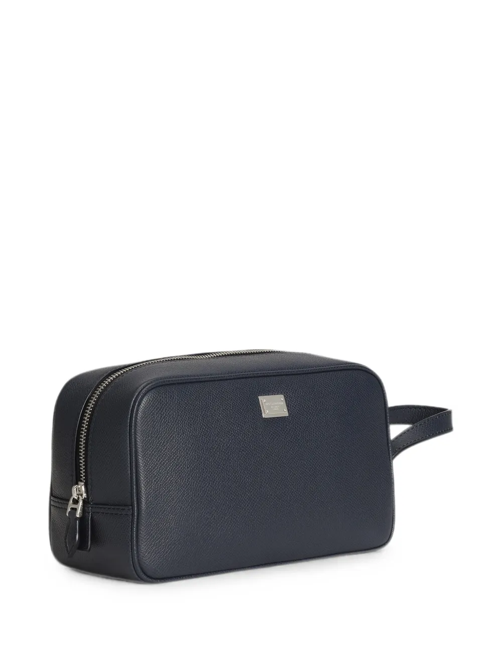 Dolce & Gabbana Kalfsleren toilettas Blauw