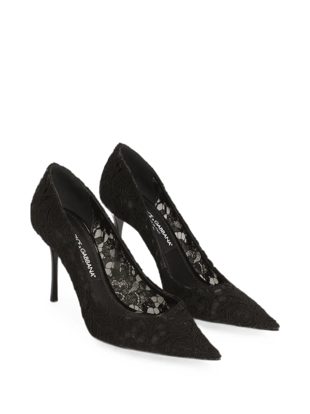 Dolce & Gabbana lace pumps Zwart
