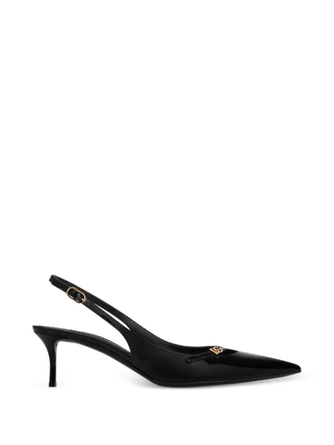 Dolce & Gabbana 로고 디테일 포인티드 토 펌프스