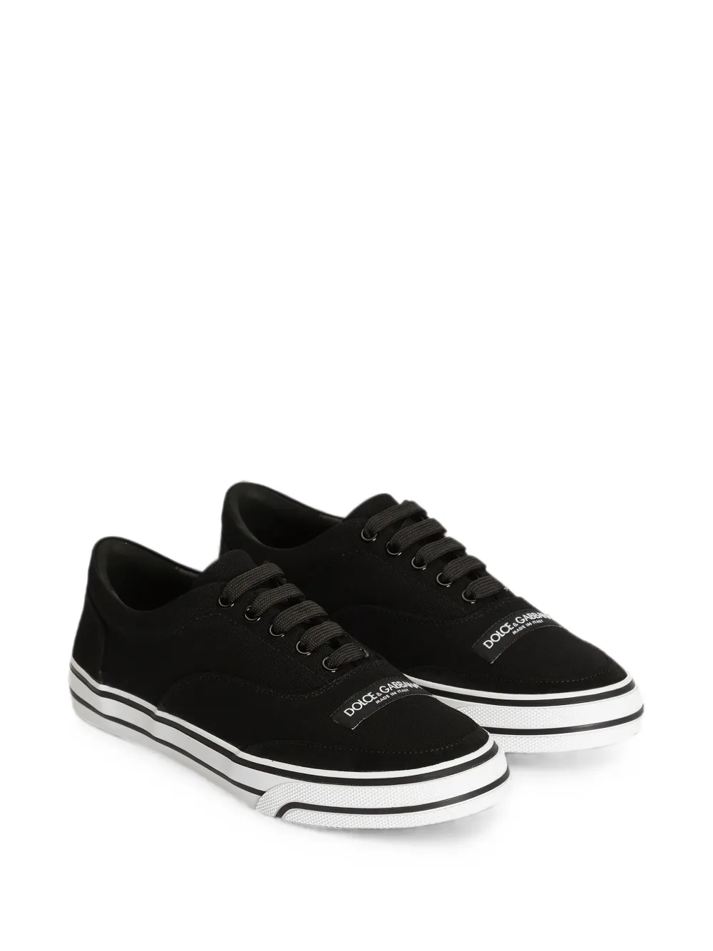 Dolce & Gabbana DG Sailing canvas sneakers Zwart