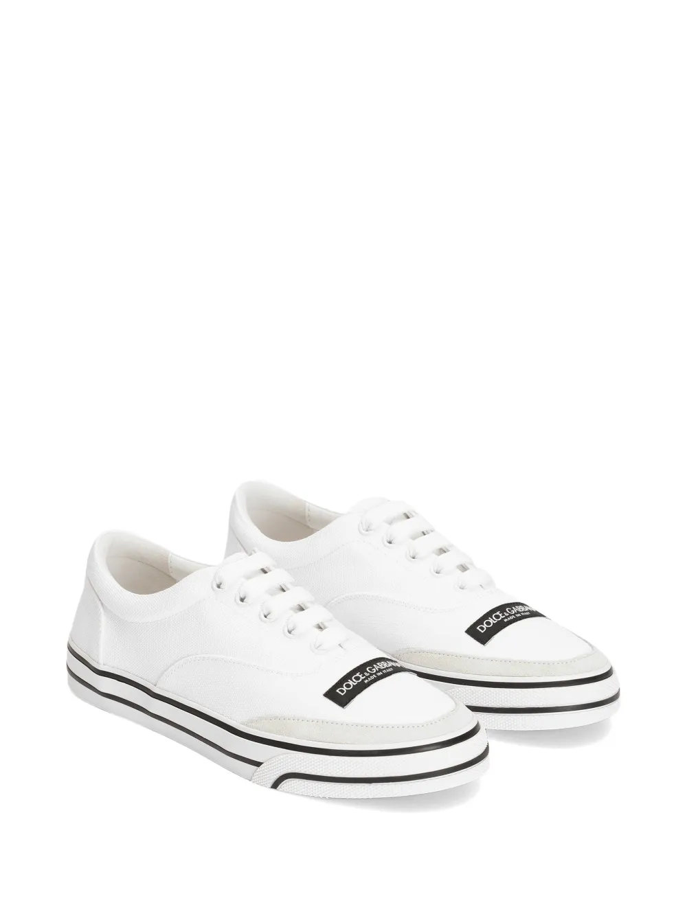 Dolce & Gabbana DG Sailing canvas sneakers Wit