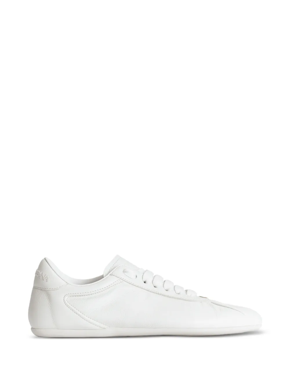 Dolce & Gabbana soft ballet sneakers in calfskin - Bianco