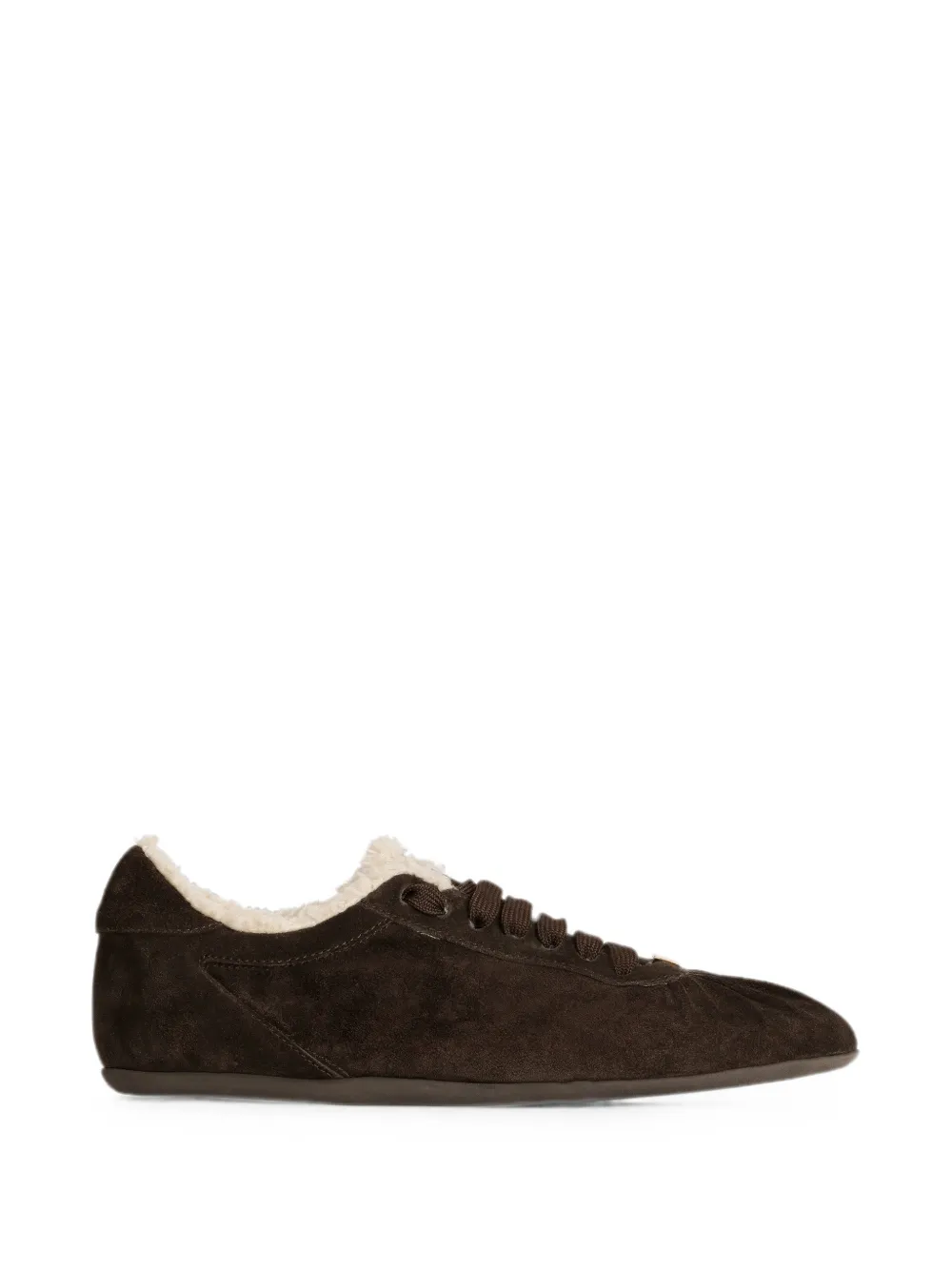 Dolce & Gabbana Ballet Sneakers aus Wildleder - Braun
