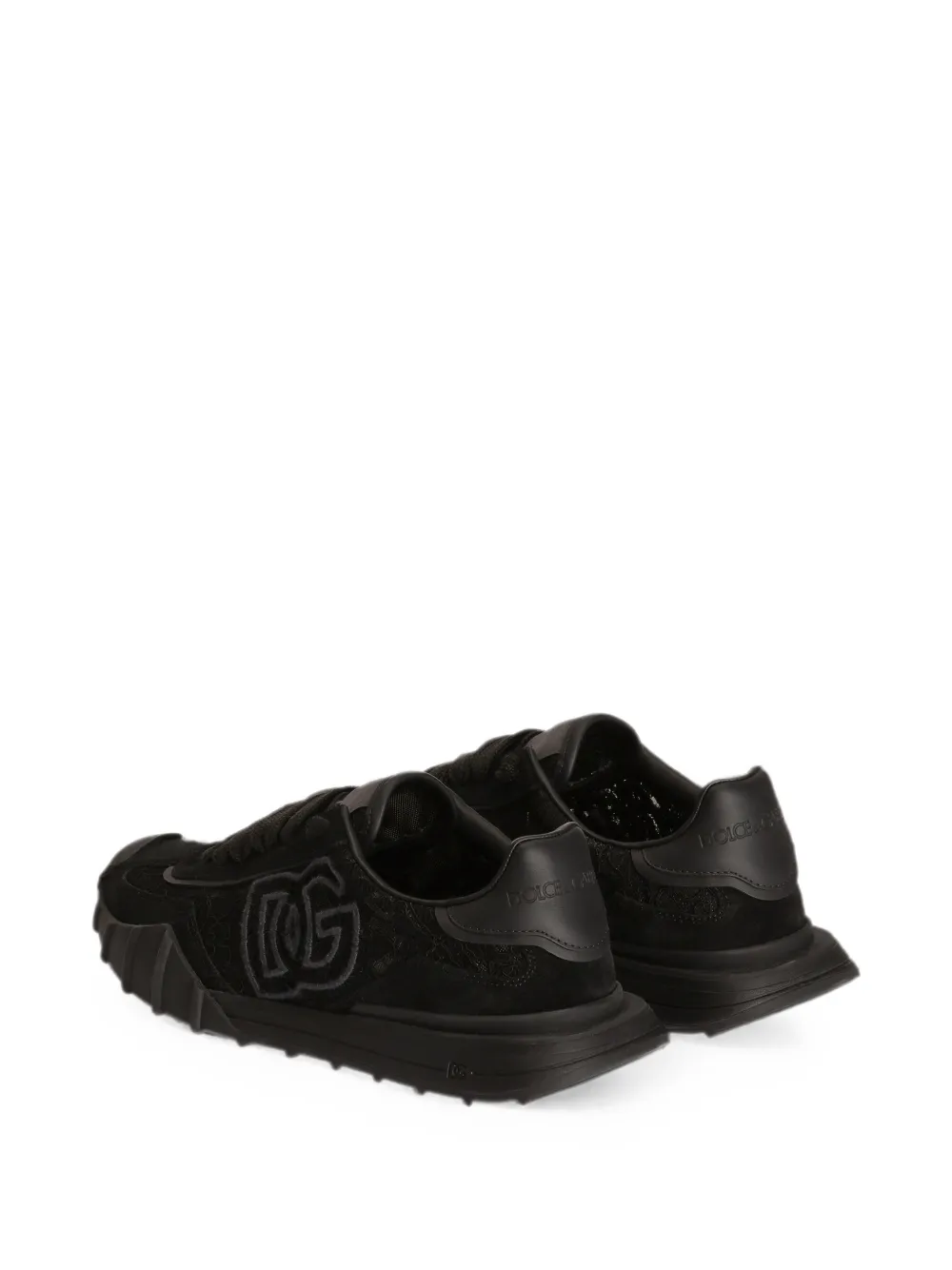 Dolce & Gabbana DG Athletic sneakers in lace Zwart