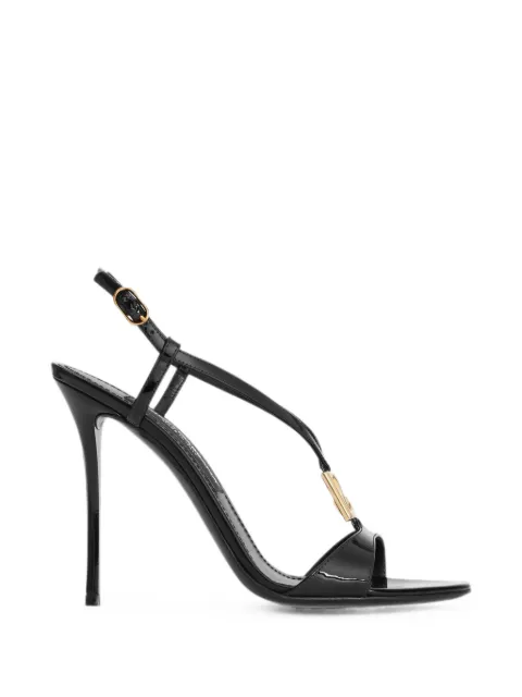 Dolce & Gabbana — patent sandals