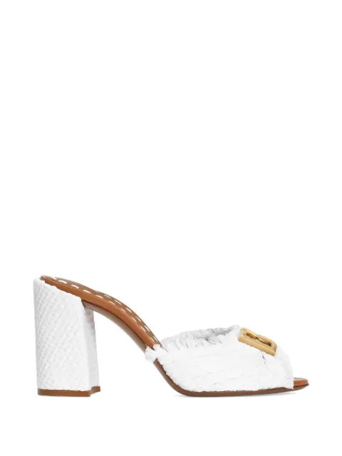 Dolce & Gabbana raffia mules