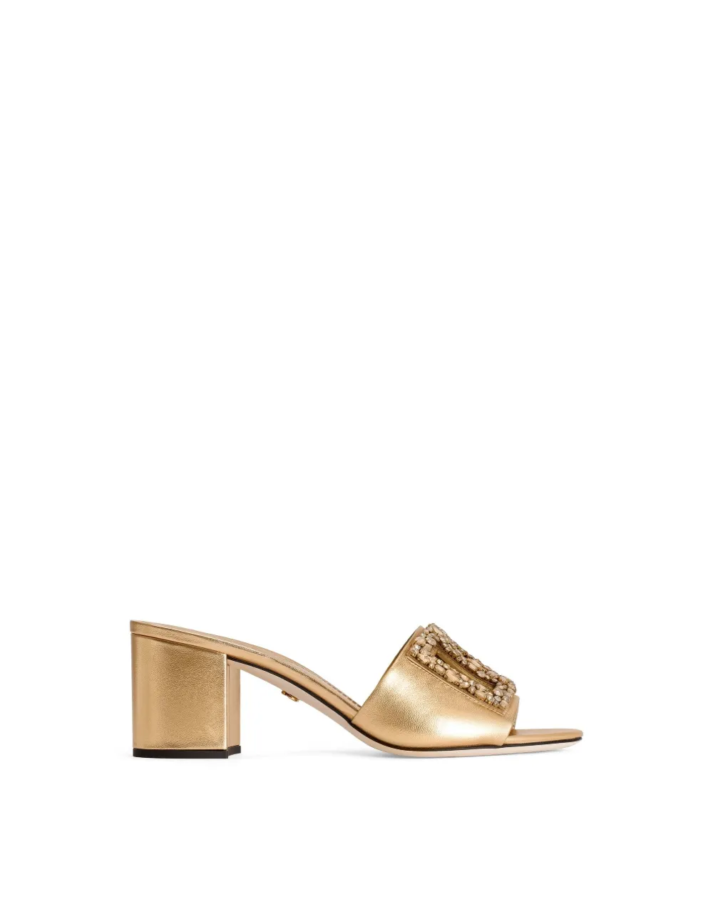Dolce & Gabbana Mules aus Nappaleder - Gold