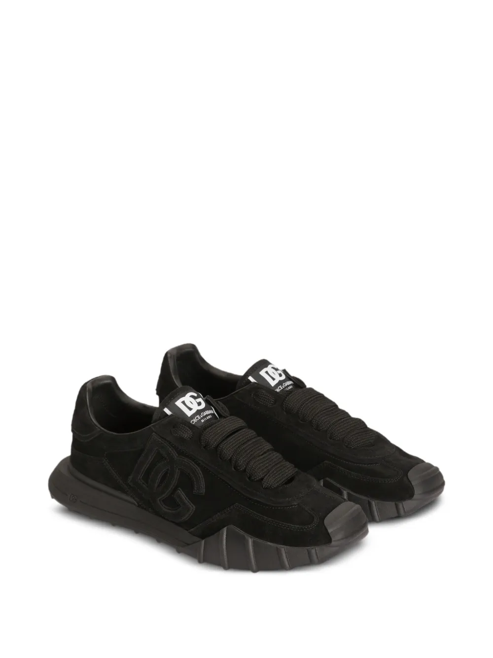 Dolce & Gabbana DG Athletic sneakers met logopatch Zwart