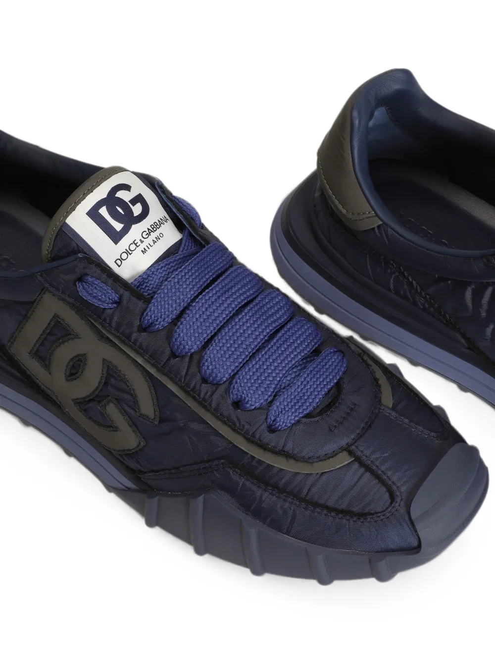 Dolce & Gabbana DG Athletic nylon sneakers Blauw