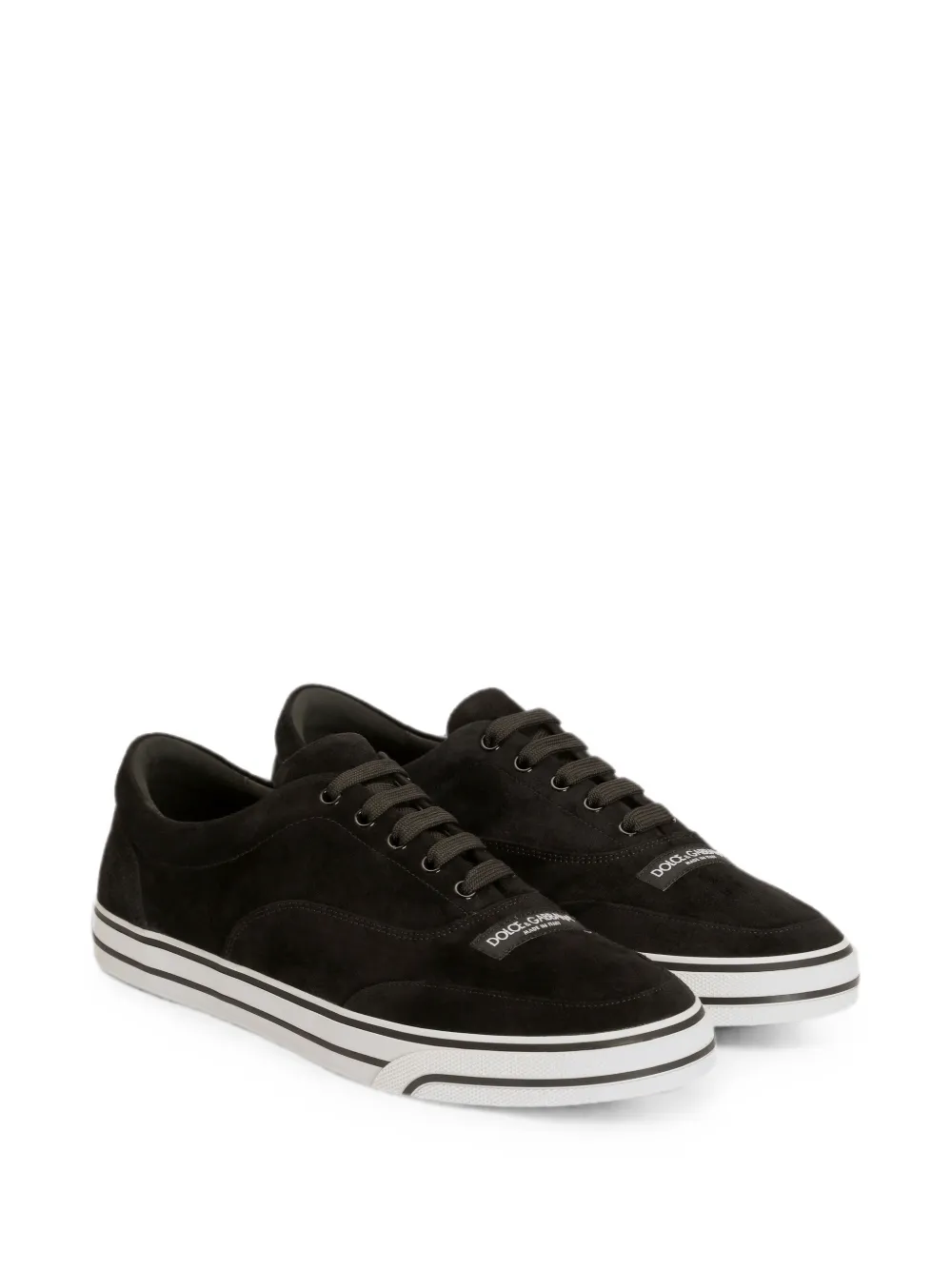 Dolce & Gabbana Sneakers met logopatch Zwart