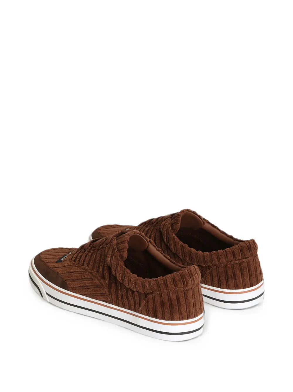 Dolce & Gabbana DG Sailing corduroy sneakers Bruin