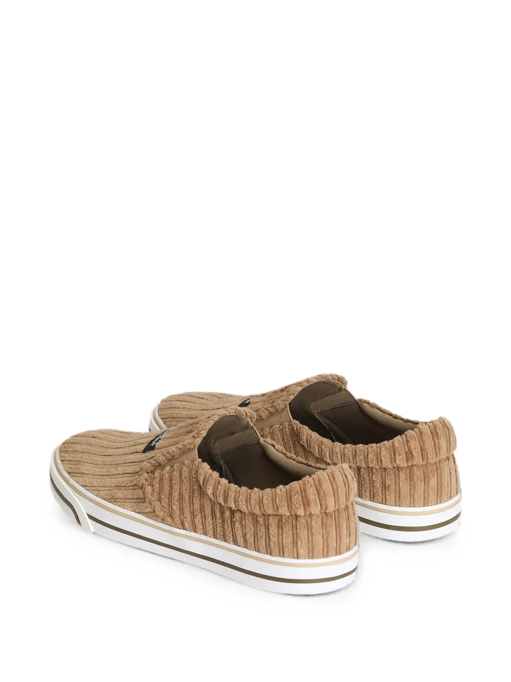 Dolce & Gabbana DG Sailing ribfluwelen sneakers Beige